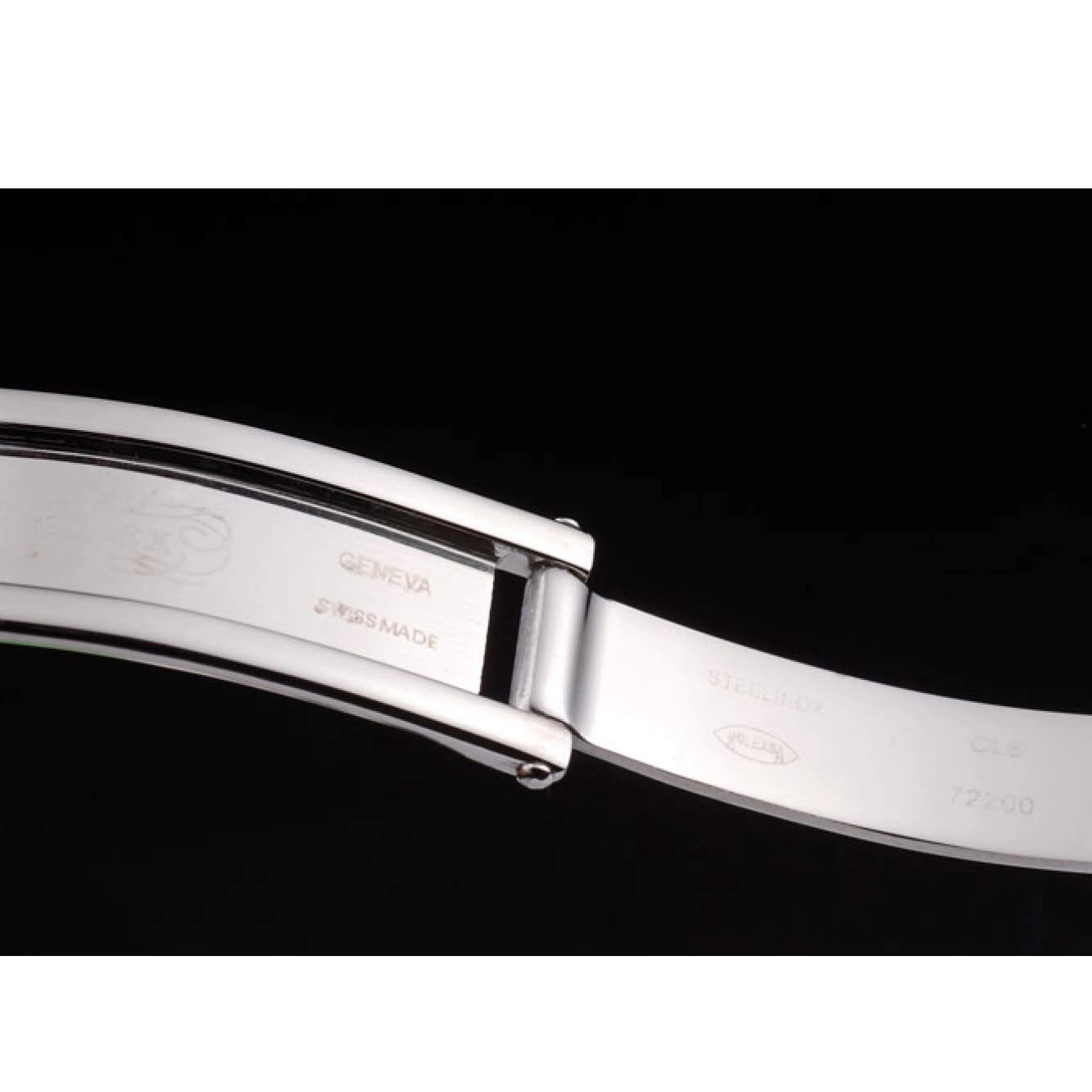 Aaa replica watch Black Dial Polished Rolex Stainless Steel Explorer 98087 0703